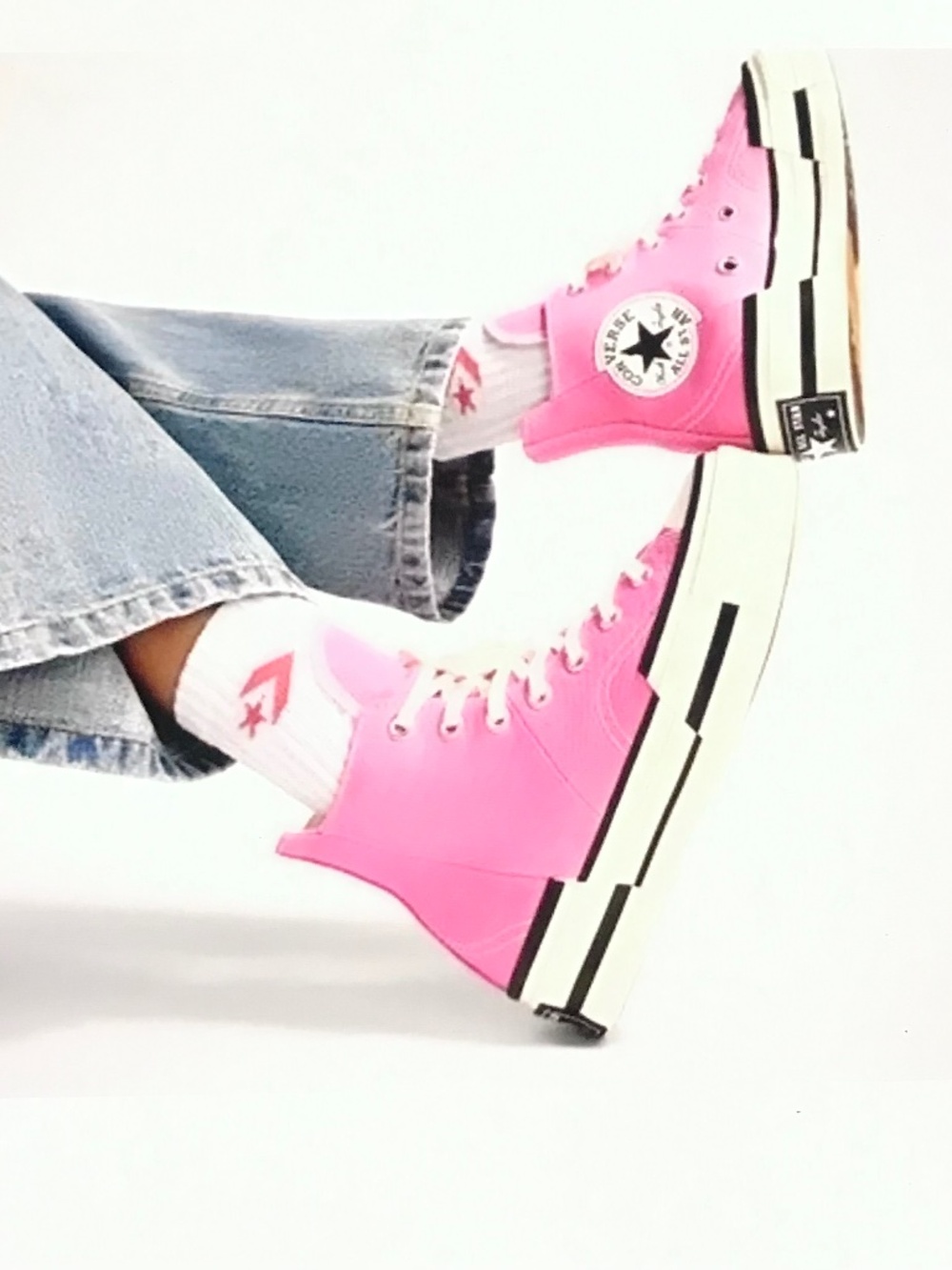 CONVERSE Chuck Taylor 70 Plus Hi Platform Sneaker Oops Pink Women’s Size 10